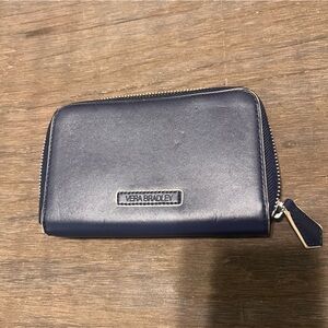 Vera Bradley Navy Blue Clutch Wallet